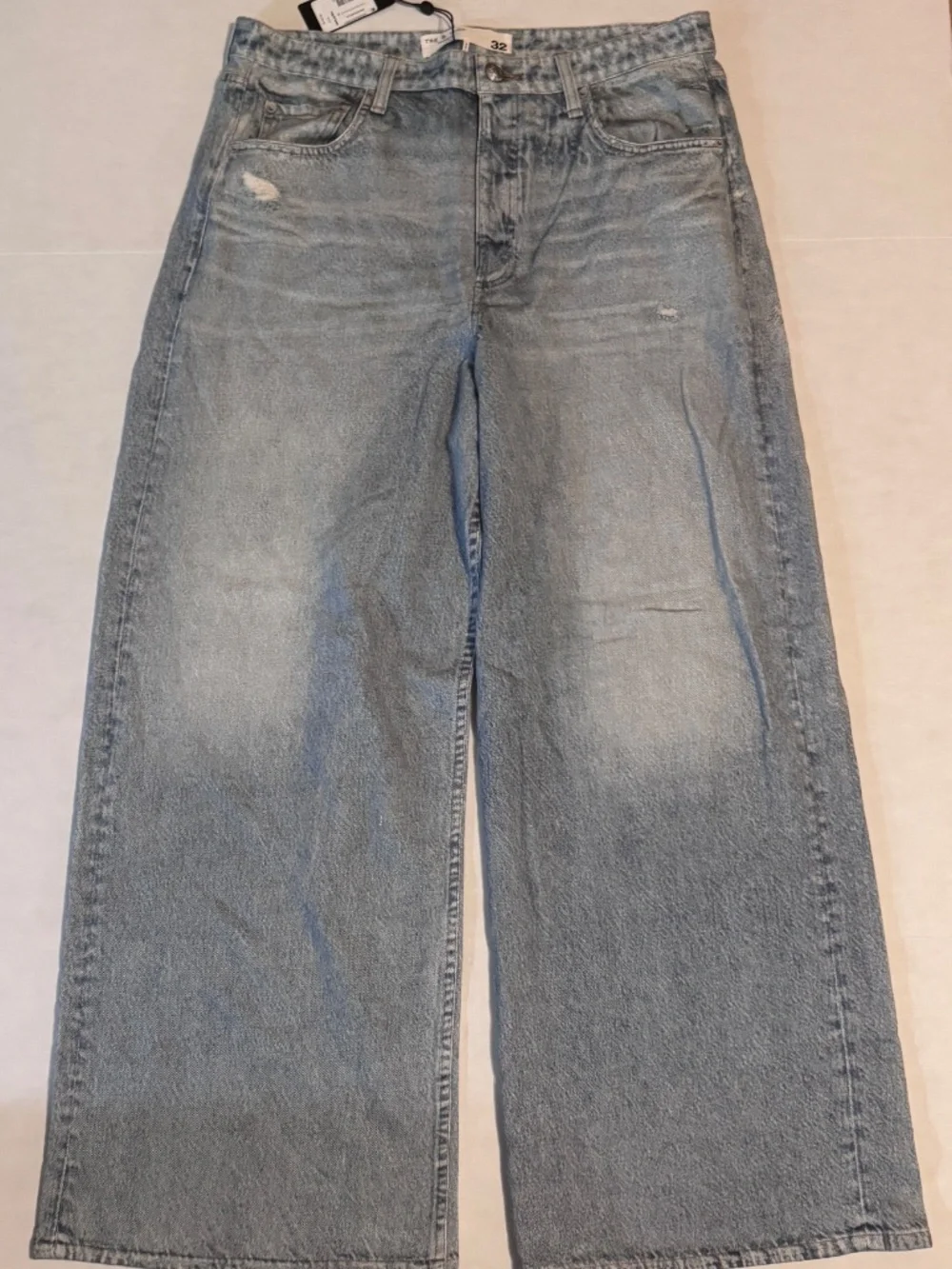 Rag & Bone New York Size 32 Meadow Blue Miramar Sofie Ankle Denim Blue Jeans